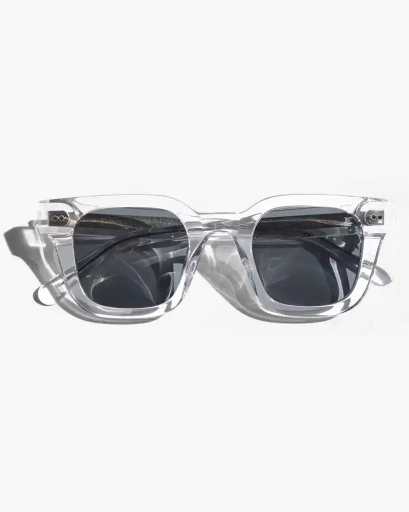 Men’s Clear-Frame Sunglasses