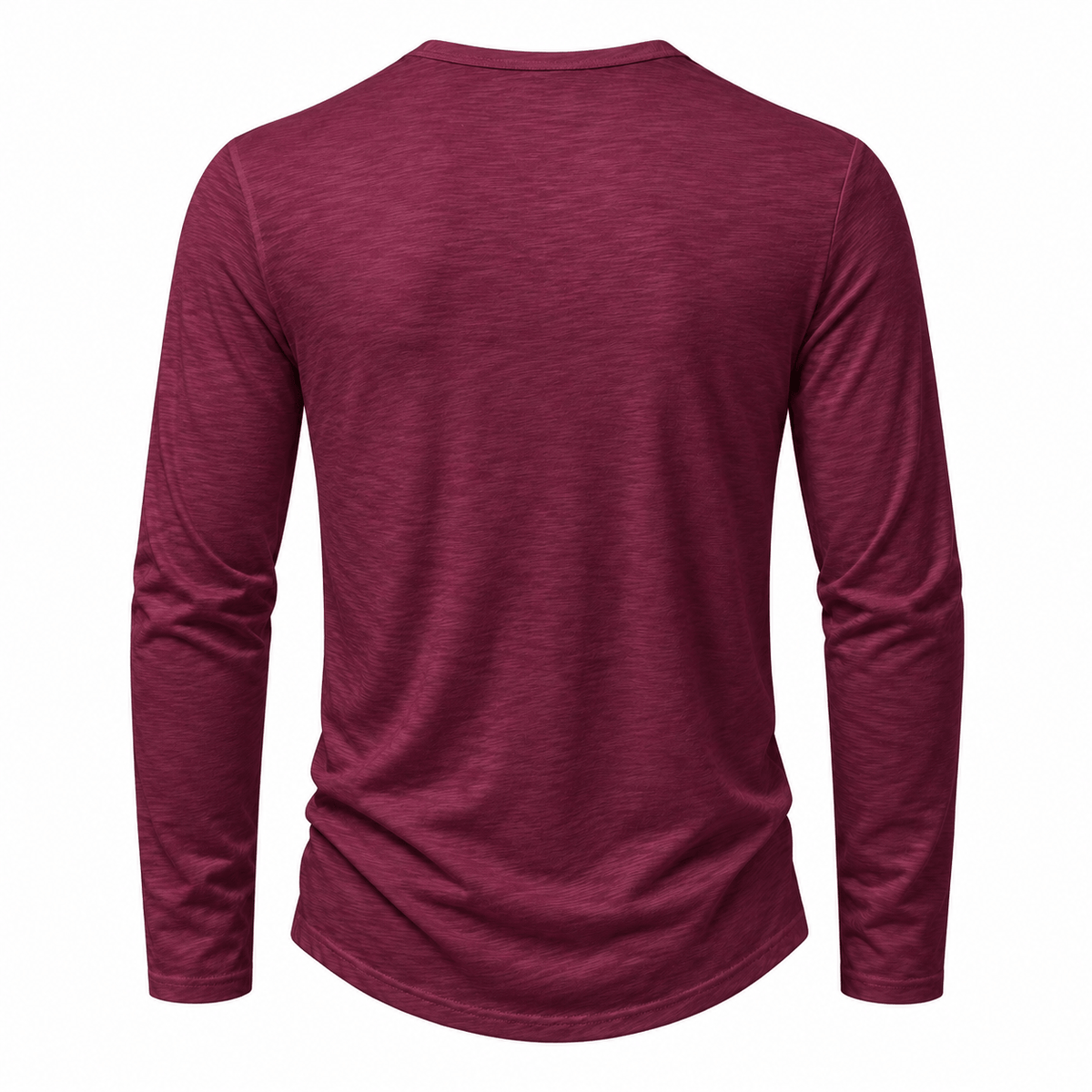 Button Long Sleeve Henley Neck T-Shirt