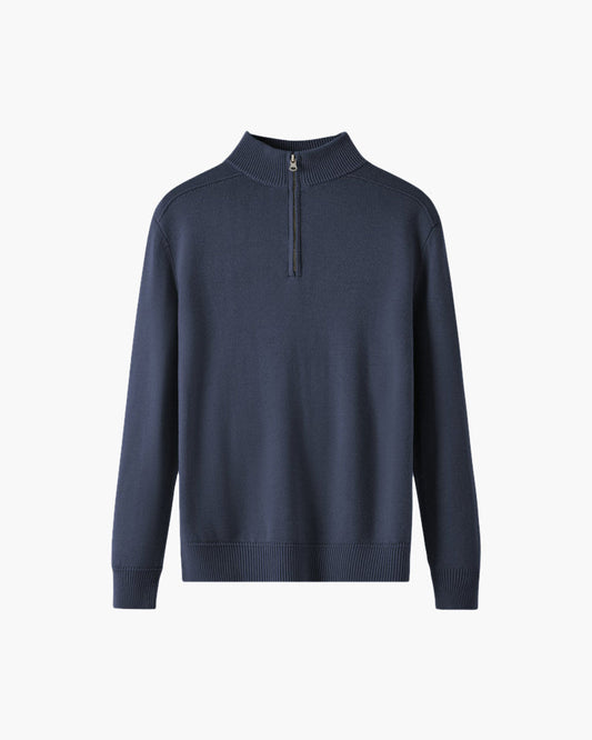 Men’s Navy Half-Zip Jumper
